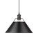 Yep by Golden Lighting Orwell 1-light 14in Pendant in Matte Black (36|3306-L BLK-BLK)
