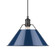 Yep by Golden Lighting Orwell 1-light 14in Pendant in Matte Black and Navy Blue shade (36|3306-L BLK-NVY)