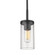 Golden Lighting Winslett 1-light Pendant in Matte Black (36|7011-M1L BLK-CLR)