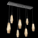 Aalto Linear 7pc Multi-Pendant (1289|PLB0049-07-MB-RB-C01-L1)