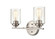2-Light Vanity Satin Nickel (670|3682-SN)