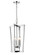 5-Light Pendant light Chrome (670|9125-CH)