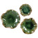 Uttermost Abella Green Ceramic Wall Decor, S/3 (85|04247)