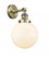 Beacon - 1 Light - 8 inch - Antique Brass - Adjustable Sconce (3442|203SW-AB-G201-8-LED)