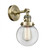Beacon - 1 Light - 6 inch - Antique Brass - Adjustable Sconce (3442|203SW-AB-G202-6-LED)