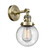 Beacon - 1 Light - 6 inch - Antique Brass - Adjustable Sconce (3442|203SW-AB-G204-6-LED)