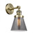 Cone - 1 Light - 6 inch - Antique Brass - Adjustable Sconce (3442|203SW-AB-G63-LED)