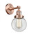 Beacon - 1 Light - 6 inch - Antique Copper - Adjustable Sconce (3442|203SW-AC-G202-6-LED)