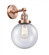 Beacon - 1 Light - 8 inch - Antique Copper - Adjustable Sconce (3442|203SW-AC-G204-8-LED)
