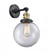 Beacon - 1 Light - 8 inch - Black Antique Brass - Adjustable Sconce (3442|203SW-BAB-G202-8-LED)