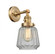 Chatham - 1 Light - 7 inch - Brushed Brass - Adjustable Sconce (3442|203SW-BB-G142-LED)