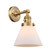 Cone - 1 Light - 8 inch - Brushed Brass - Adjustable Sconce (3442|203SW-BB-G41-LED)