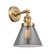 Cone - 1 Light - 8 inch - Brushed Brass - Adjustable Sconce (3442|203SW-BB-G43-LED)