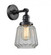 Chatham - 1 Light - 7 inch - Matte Black - Adjustable Sconce (3442|203SW-BK-G142-LED)