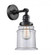 Canton - 1 Light - 7 inch - Matte Black - Adjustable Sconce (3442|203SW-BK-G182-LED)