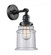 Canton - 1 Light - 7 inch - Matte Black - Adjustable Sconce (3442|203SW-BK-G184-LED)