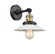 Halophane - 1 Light - 9 inch - Black Antique Brass - Adjustable Sconce (3442|203SW-BAB-G1-LED)