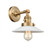 Halophane - 1 Light - 9 inch - Brushed Brass - Adjustable Sconce (3442|203SW-BB-G1-LED)