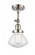 Olean - 1 Light - 7 inch - Polished Nickel - Adjustable Semi-Flush Mount (3442|201F-PN-G324)