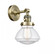 Olean - 1 Light - 7 inch - Antique Brass - Adjustable Sconce (3442|203SW-AB-G322-LED)
