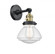 Olean - 1 Light - 7 inch - Black Antique Brass - Adjustable Sconce (3442|203SW-BAB-G324-LED)