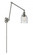 Bell - 1 Light - 8 inch - Brushed Satin Nickel -Adjustable Swing Arm (3442|238-SN-G54-LED)