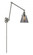 Cone - 1 Light - 8 inch - Brushed Satin Nickel -Adjustable Swing Arm (3442|238-SN-G63-LED)