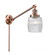 Colton - 1 Light - 8 inch - Antique Copper -Adjustable Swing Arm (3442|237-AC-G302-LED)