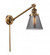 Cone - 1 Light - 8 inch - Brushed Brass -Adjustable Swing Arm (3442|237-BB-G63-LED)