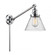 Cone - 1 Light - 8 inch - Polished Chrome -Adjustable Swing Arm (3442|237-PC-G44-LED)