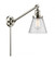 Cone - 1 Light - 8 inch - Polished Nickel -Adjustable Swing Arm (3442|237-PN-G64-LED)