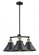 Briarcliff - 3 Light - 24 inch - Black Antique Brass - Stem Hung - Chandelier (3442|207-BAB-M10)