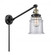 Canton - 1 Light - 8 inch - Black Antique Brass -Adjustable Swing Arm (3442|237-BAB-G184-LED)