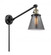 Cone - 1 Light - 8 inch - Black Antique Brass -Adjustable Swing Arm (3442|237-BAB-G63-LED)