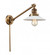 Halophane - 1 Light - 9 inch - Brushed Brass -Adjustable Swing Arm (3442|237-BB-G1-LED)