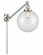 Beacon - 1 Light - 10 inch - Brushed Satin Nickel -Adjustable Swing Arm (3442|237-SN-G202-10-LED)