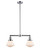 Olean - 2 Light - 22 inch - Polished Chrome - Stem Hung - Adjustable Island Light (3442|209-PC-G321-LED)