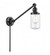 Dover - 1 Light - 5 inch - Matte Black -Adjustable Swing Arm (3442|237-BK-G312-LED)
