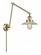 Halophane - 1 Light - 9 inch - Antique Brass -Adjustable Swing Arm (3442|238-AB-G2)