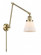 Cone - 1 Light - 8 inch - Antique Brass -Adjustable Swing Arm (3442|238-AB-G61-LED)