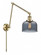 Bell - 1 Light - 8 inch - Antique Brass -Adjustable Swing Arm (3442|238-AB-G73)