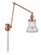 Bellmont - 1 Light - 8 inch - Antique Copper -Adjustable Swing Arm (3442|238-AC-G192-LED)