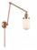 Dover - 1 Light - 5 inch - Antique Copper -Adjustable Swing Arm (3442|238-AC-G311)
