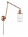 Dover - 1 Light - 5 inch - Antique Copper -Adjustable Swing Arm (3442|238-AC-G312-LED)