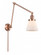 Cone - 1 Light - 8 inch - Antique Copper -Adjustable Swing Arm (3442|238-AC-G61-LED)