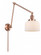 Bell - 1 Light - 8 inch - Antique Copper -Adjustable Swing Arm (3442|238-AC-G71-LED)