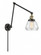 Fulton - 1 Light - 8 inch - Black Antique Brass -Adjustable Swing Arm (3442|238-BAB-G172)