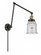 Canton - 1 Light - 6 inch - Black Antique Brass -Adjustable Swing Arm (3442|238-BAB-G184)