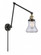 Bellmont - 1 Light - 8 inch - Black Antique Brass -Adjustable Swing Arm (3442|238-BAB-G192-LED)