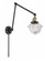 Oxford - 1 Light - 8 inch - Black Antique Brass -Adjustable Swing Arm (3442|238-BAB-G532)